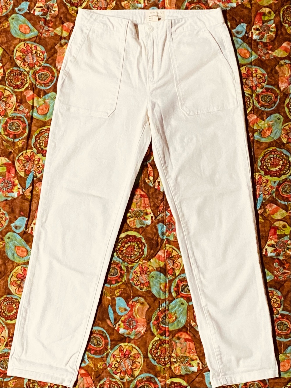 Sanctuary White Cropped Ankle Pants